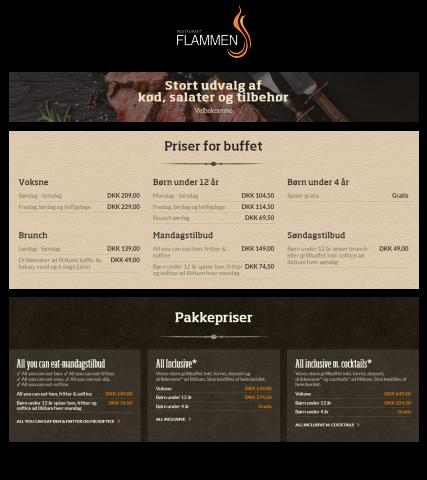 Flammen katalog | Menukort | 14.3.2022 - 30.4.2022