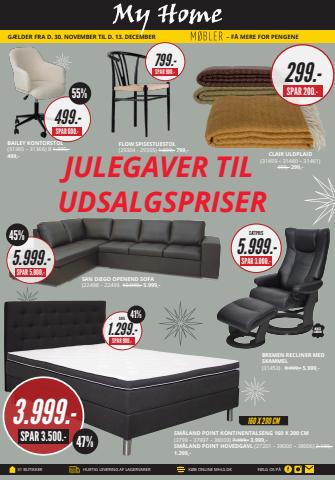 Tilbud fra Hjem og møbler i Aalborg | Julegaver til Udsaldspriser hos My Home | 30.11.2022 - 13.12.2022