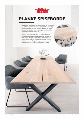 Daells Bolighus katalog | Planke spiseborde | 6.6.2022 - 6.7.2022