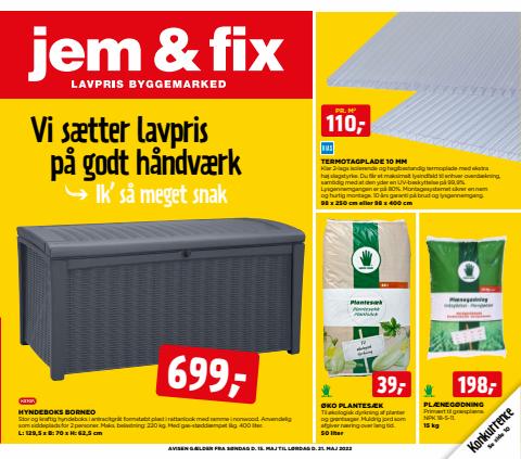 jem & fix katalog i Aalborg | jem & fix Tilbudsavis | 15.5.2022 - 21.5.2022