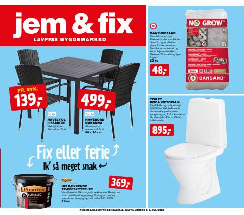 jem & fix katalog i Sønderborg | jem & fix Tilbudsavis | 3.7.2022 - 9.7.2022
