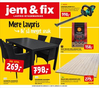 Tilbud fra Byggemarkeder i Skive | jem & fix Tilbudsavis hos jem & fix | 3.6.2023 - 10.6.2023