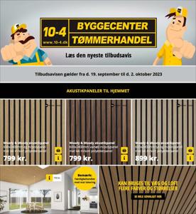 10-4 Byggecenter katalog | 10-4 Byggecenter Tilbudsavis | 21.9.2023 - 2.10.2023