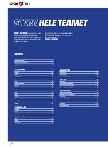 Sport 24 katalog i Aalborg | TEAM_KATALOG_2022 | 14.9.2022 - 30.11.2022