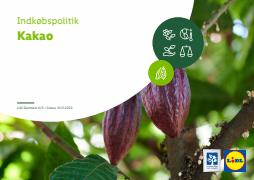 Lidl katalog i Rødby | Indkøbspolitik Kakao | 14.8.2023 - 30.9.2023