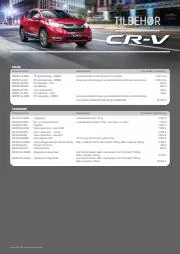 Honda katalog | Honda Prisliste Ekstraudstyr CR-V Hybrid | 22.3.2023 - 22.3.2024