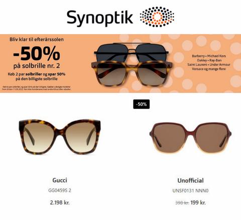 Tilbud fra Mode i Århus | Udsalg 50% hos Synoptik | 1.8.2022 - 11.9.2022