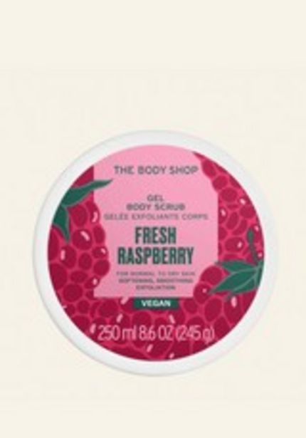 Fresh Raspberry Gel Body Scrub på tilbud til 72,5 kr.