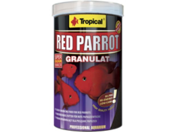 TROPICAL RED PARROT FISKEFODER på tilbud til 132,95 kr.