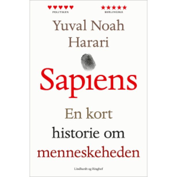 Sapiens - en kort historie om menneskeheden - Hæftet på tilbud til 239,95 kr.