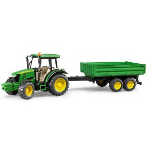 Bruder John Deere traktor med trailer på tilbud til 245,95 kr. hos Coop.dk