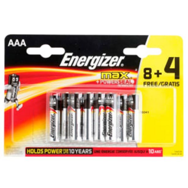Energizer AAA batterier på tilbud til 72,95 kr.