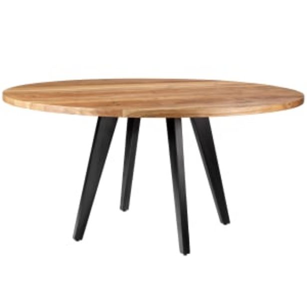 Living&more spisebord - Thor - Akacietræ på tilbud til 5999 kr.