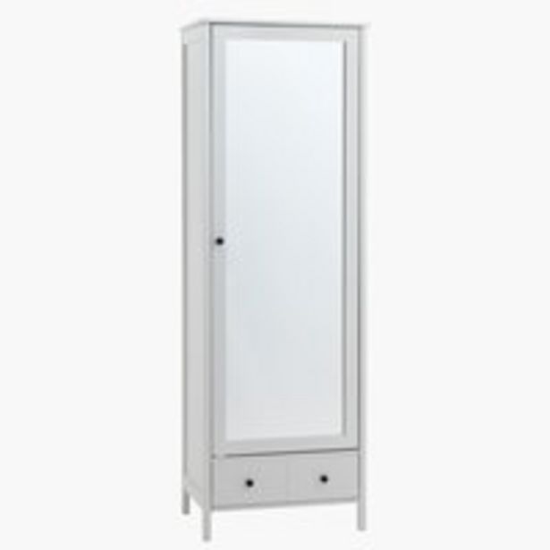 Entremøbel TERPET m/spejl hvid på tilbud til 1250 kr.