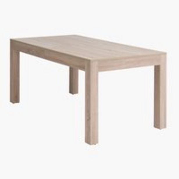 Spisebord HASLUND 90x160/294 oak på tilbud til 2499 kr.