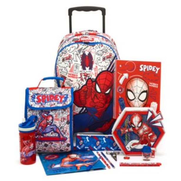 Disney Store Spider-Man Back to School Collection på tilbud til 9 kr.