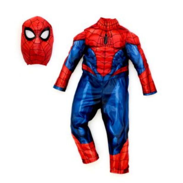 Disney Store Spider-Man Costume For Kids på tilbud til 45 kr.