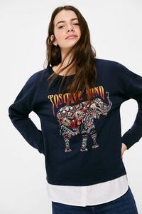 Positive Mind sweatshirt på tilbud til 19,99 kr. hos Springfield