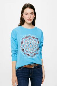 Mandala flower sweatshirt på tilbud til 14,99 kr. hos Springfield