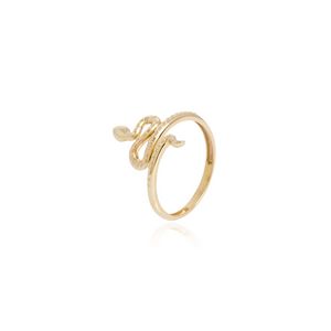 Vibholm GULD - Slange Ring med mønster - ST9142 på tilbud til 839,6 kr. hos Vibholm Guld & Sølv