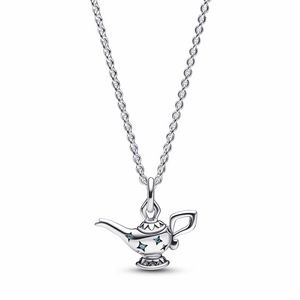 Pandora - Disney Aladdin Magisk Lampe halskæde - sølv på tilbud til 499,5 kr. hos Vibholm Guld & Sølv