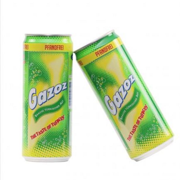 Gazoz sodavand 24x33cl på tilbud til 99,95 kr.