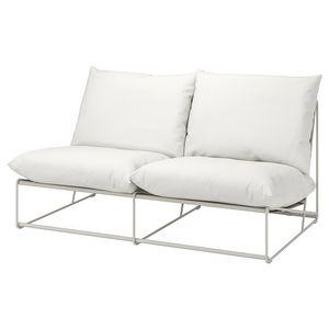 2-pers. sofa, inde/ude på tilbud til 3500 kr. hos IKEA