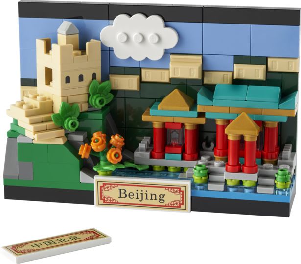 Postkort fra Beijing på tilbud til 130 kr. hos Lego
