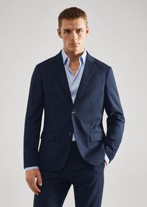 Super slim fit suit blazer på tilbud til 599 kr. hos Mango