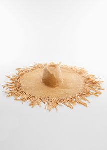 Natural fiber maxi hat på tilbud til 299 kr. hos Mango