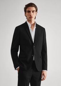 Super slim fit suit blazer på tilbud til 499 kr. hos Mango