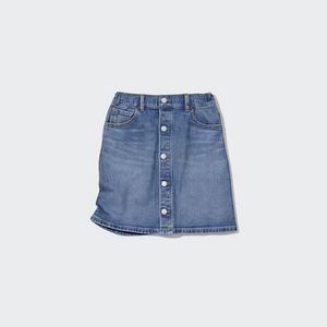 Girls Denim Mini Skirt på tilbud til 99 kr. hos Uniqlo