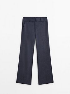Denim Suit Trousers på tilbud til 849 kr. hos Massimo Dutti