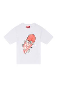 T-shirt with skateboard print på tilbud til 220 kr. hos Diesel