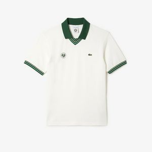 Unisex Lacoste Sport Roland Garros Edition V-Neck Polo Shirt på tilbud til 1000 kr. hos Lacoste