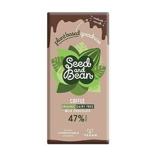 Chokolade 47% Coffee (plantebaseret) Ø på tilbud til 26,95 kr. hos Helsam