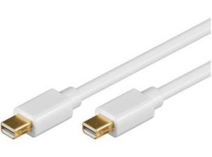 Mini DisplayPort kabel - 2 x mini DP han, Hvid (5m) på tilbud til 79 kr. hos Elextra