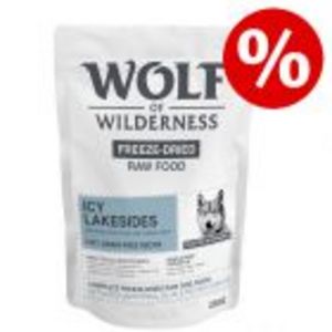 Prøvepris! 250 g Wolf of Wilderness frysetørret råfoder på tilbud til 49,9 kr. hos Zooplus DK
