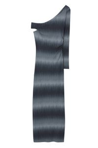 Lang, asymmetrisk kjole i tyl på tilbud til 259 kr. hos Pull & Bear