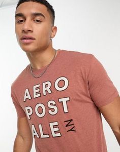 Aeropostale - Rustfarvet T-shirt på tilbud til 60 kr. hos Asos