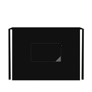 Juna Triangle forklæde med lomme sort på tilbud til 49,95 kr. hos Kop & Kande