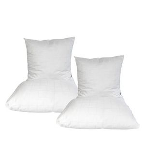 OMHU Mega tern sengetøj 140x220 cm blanc de blanc 2 stk på tilbud til 549,95 kr. hos Sinnerup