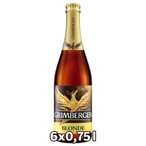 Grimbergen Blonde - Ale 6,7% specialøl, 6x75cl. flaske på tilbud til 134,99 kr. hos Fleggaard